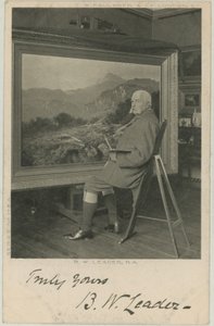 Ritratto di Benjamin Williams Leader da English Photographer