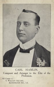 Ritratto di Carl Hamlin da English Photographer