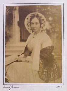 Ritratto di Harriet Jane Moore (1801-84) 1854 da English Photographer