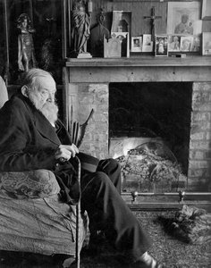 Ritratto di Hilaire Belloc, nella sua casa, Kings Land, Shipley, West Sussex