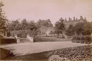 Cartolina con i giardini dell