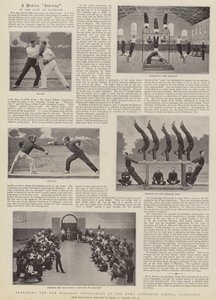 Preparativi per il torneo militare alla Scuola di Ginnastica dell