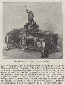 Presentazione a Lord Glenesk
