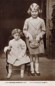 Principessa Elisabetta (poi Regina Elisabetta II) e Principessa Margaret