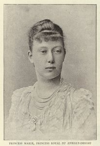 Principessa Maria, Principessa Reale di Anhalt-Dessau da English Photographer