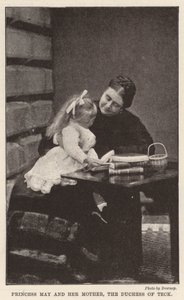 La Principessa May e sua Madre, la Duchessa di Teck