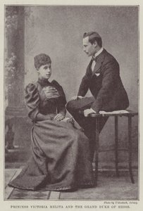 Principessa Vittoria Melita e il Granduca d