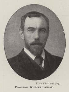 Professor William Ramsay da English Photographer