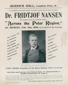 Programma della conferenza di Dr Fridtjof Nansen, Attraverso la regione polare da English Photographer
