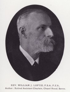 Uomini Prominenti di Londra: Rev William J Loftie da English Photographer