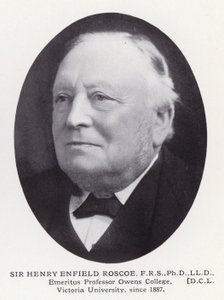 Uomini Prominenti di Londra: Sir Henry Enfield Roscoe da English Photographer