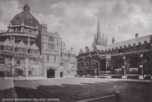 Quadrilatero del Brasenose College, Oxford da English Photographer