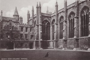 Quadrilatero del New College, Oxford da English Photographer