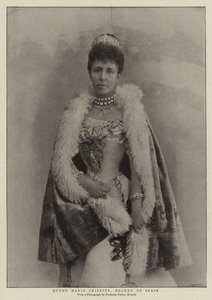 Regina Maria Cristina, reggente di Spagna da English Photographer