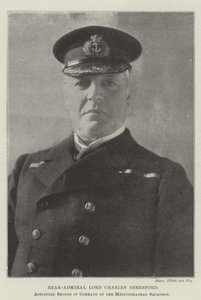 Retroammiraglio Lord Charles Beresford, nominato secondo in comando della squadra del Mediterraneo da English Photographer