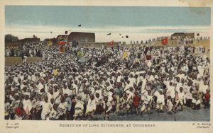 Accoglienza di Lord Kitchener a Omdurman, c1898 da English Photographer