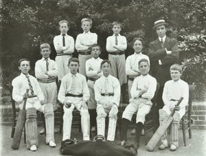 Rosendale Road School: squadra di cricket, 1897
