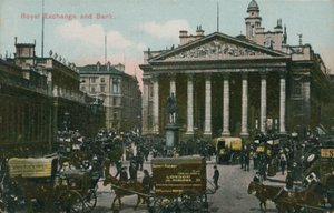 Royal Exchange e Banca, Londra da English Photographer