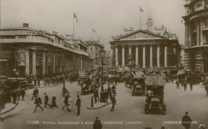 Royal Exchange e Bank of England, Londra da English Photographer