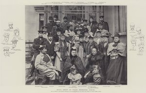 Gruppo reale al Palais Edinburgh, Coburg