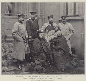 Gruppo reale al Palais Edinburgh, Coburg da English Photographer