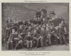 Rudyard Kipling da scolaro da English Photographer