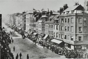 Saint Jamess Street: vista nord da Pall Mall, 1889