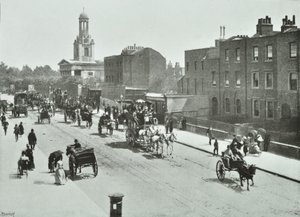 Saint Marks, Clapham Road: vicino a Kennington Road, 1894 da English Photographer