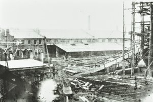 Cantiere navale Samudas, Londra, 1863 da English Photographer