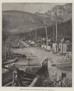 Scena a Port Louis, Mauritius, dopo l