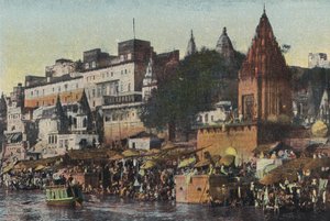 Scena sul Gange, Benares da English Photographer