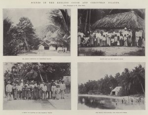 Scene nelle Isole Keeling Cocos e Christmas da English Photographer