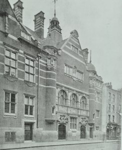 Shoreditch Public Baths: esterno, 1898 da English Photographer