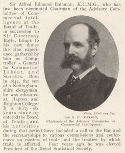 Sir A E Bateman, presidente del comitato consultivo sull