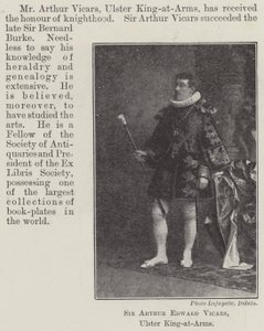 Sir Arthur Edward Vicars, Ulster King-at-Arms da English Photographer