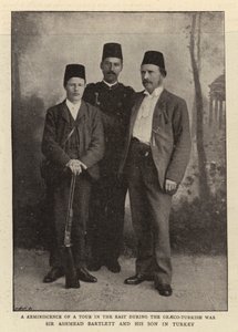 Sir Ashmead Bartlett e suo figlio in Turchia da English Photographer
