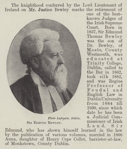 Sir Edmund Bewley da English Photographer