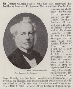 Sir George G Stokes da English Photographer