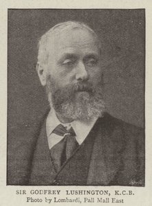 Sir Godfrey Lushington, KCB da English Photographer