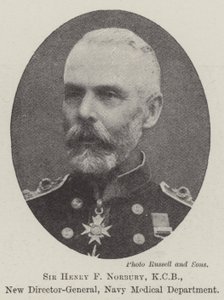 Sir Henry F Norbury, KCB, nuovo direttore generale, Dipartimento medico della Marina da English Photographer