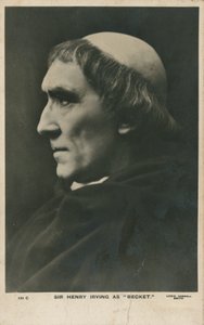 Sir Henry Irving come Becket