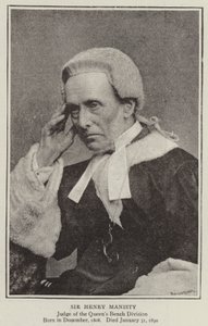 Sir Henry Manisty da English Photographer