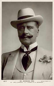Sir Herbert Beerbohm Tree, attore inglese da English Photographer