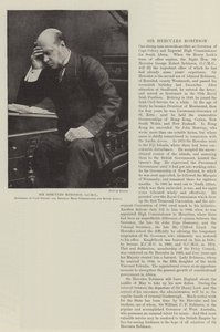 Sir Hercules Robinson, Governatore della Colonia del Capo e Alto Commissario Imperiale per il Sudafrica da English Photographer