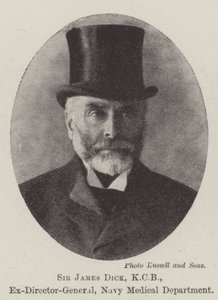 Sir James Dick, KCB, ex direttore generale, Dipartimento medico della Marina da English Photographer