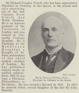 Sir R Douglas Powell, Barone, Medico Ordinario della Regina da English Photographer