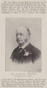 Sir Richard Webster, nuovo Master of the Rolls da English Photographer