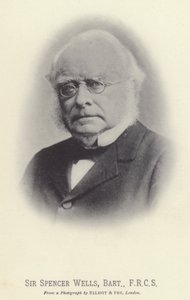 Sir Spencer Wells, baronetto, FRCS (foto b/n)