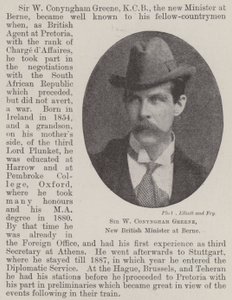 Sir W Conyngham Greene, nuovo ministro britannico a Berna da English Photographer
