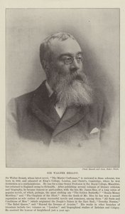 Sir Walter Besant da English Photographer